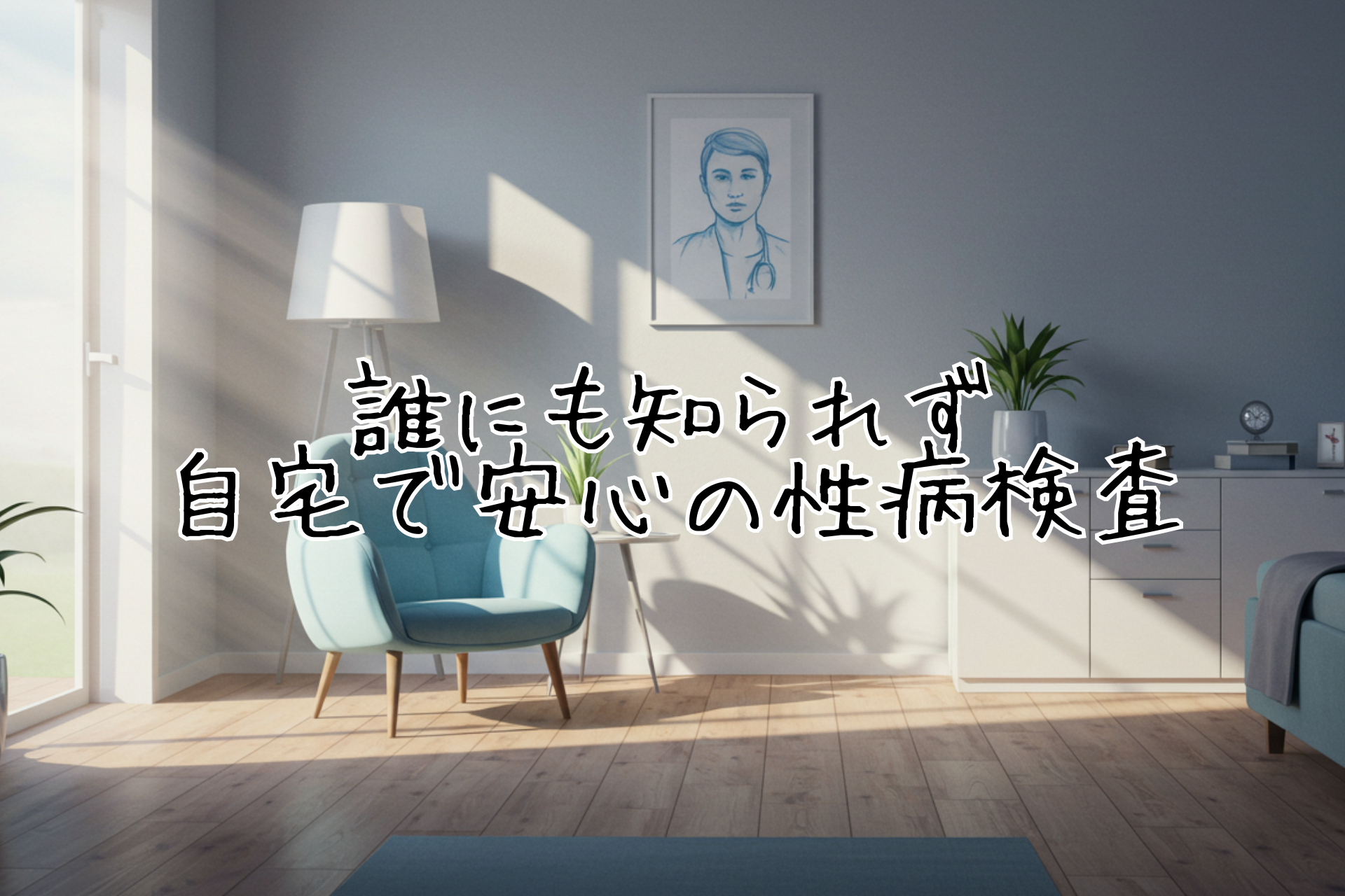 誰にも知られず、自宅で安心の性病検査